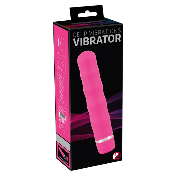 You2Toys - Deep Vibrations - extra erős hullámos vibrátor (pink)