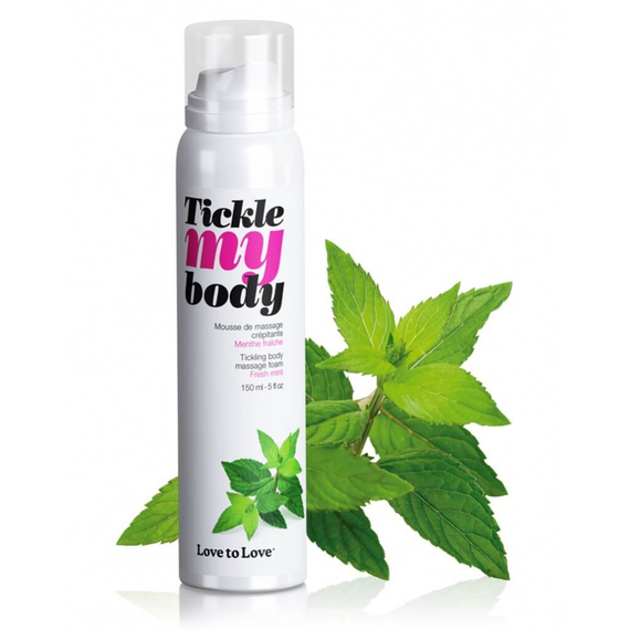 Tickle my body - masszázs hab - menta (150ml)