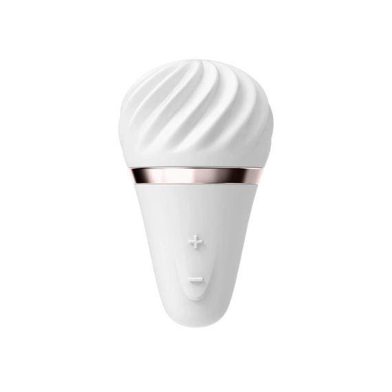 Satisfyer Little Wand - akkus csiklóvibrátor (fehér)