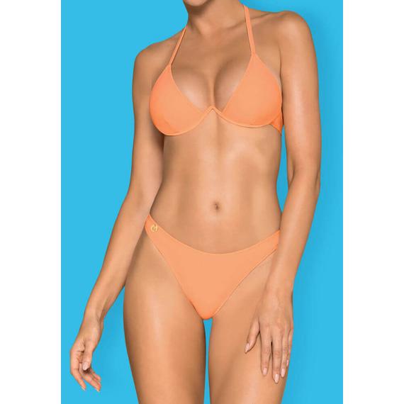 / Obsessive Paralia - merevítős, nyakpántos bikini (korall) - -