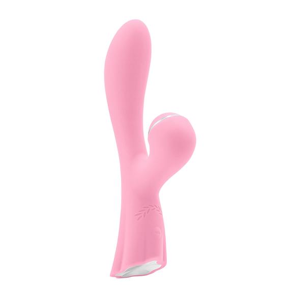 LUXE Aura - 2in1 léghullámos, akkus vibrátor (pink)