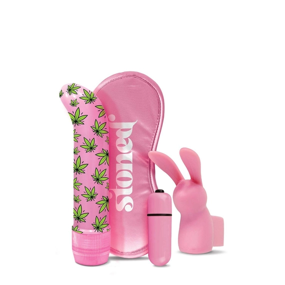 Stoner Budz Bunny - G-pont vibrátor szett (4 részes) - pink