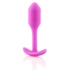 Kép 1/5 - b-vibe Snug Plug 1 - anál dildó belső súllyal (55g) - pink