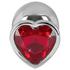 Kép 2/4 - You2Toys - Diamond - 159g-os alumínium anál dildó (ezüst-piros)