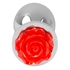 Kép 3/7 - You2Toys - Rose - 91g-os alumínium anál dildó (ezüst-piros)