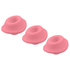 Kép 2/3 - Womanizer Premium Eco - pótszívóharang szett - pink (3db)