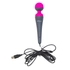 Kép 2/4 - PalmPower Wand - USB-s nagy masszírozó vibrátor powerbankkal (pink-szürke)