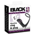 Kép 1/10 - Black Velvet - akkus, szilikon anál vibrátor péniszgyűrűvel (fekete)