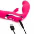 Kép 5/5 - Happyrabbit Strapless - tartópánt nélküli felcsatolható vibrátor (pink)