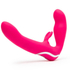 Kép 1/5 - Happyrabbit Strapless - tartópánt nélküli felcsatolható vibrátor (pink)