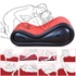Kép 8/18 - Magic Pillow - Felfújható szexágy - bilincsekkel - nagy (piros)