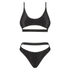 Kép 3/4 - / Obsessive Miamelle - pántos sportos bikini (fekete)