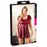 Kép 1/6 - Cottelli Plus Size - A-vonalú miniruha (bordó) - L