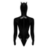 Kép 5/8 - Black Velvet - hosszúujjú Batwoman body (fekete)