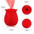 Kép 6/6 - Mrow - akkus, vízálló rózsa alakú léghullámos csiklóizgató (piros)