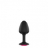 Kép 1/8 - Dorcel Geisha Plug Ruby M - pink köves anál dildó (fekete)