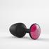 Kép 4/7 - Dorcel Geisha Plug Ruby L - pink köves anál dildó (fekete)