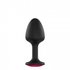 Kép 1/4 - Dorcel Geisha Plug Ruby XL - pink köves anál dildó (fekete)