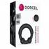 Kép 8/9 - Dorcel Stronger Ring - fém betétes péniszgyűrű (fekete)