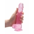 Kép 7/7 - REALROCK - áttetsző élethű dildó - pink (19cm)
