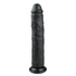 Kép 1/5 - Easytoys - tapadótalpas extra nagy dildó (28,5cm) - fekete