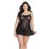 Kép 1/2 - Coquette Plus Size - rendőrnő babydoll (fekete)