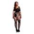 Kép 2/2 - BACI Plus Size - rafinált necc szett - fekete (XL-XXL)