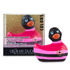 Kép 1/5 - My Duckie Colors 2.0 - csíkos kacsa vízálló csiklóvibrátor (fekete-pink)