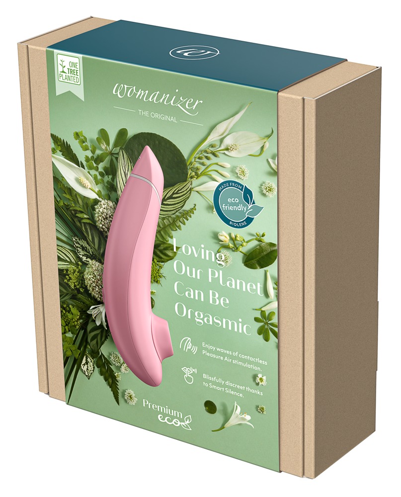 / Womanizer Premium Eco - akkus csiklóizgató (pink)