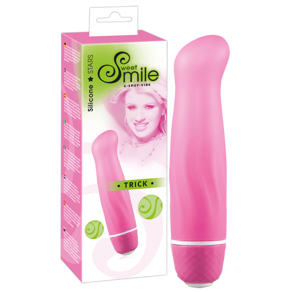 / SMILE Trick - mini G-pont vibrátor(rózsaszín)