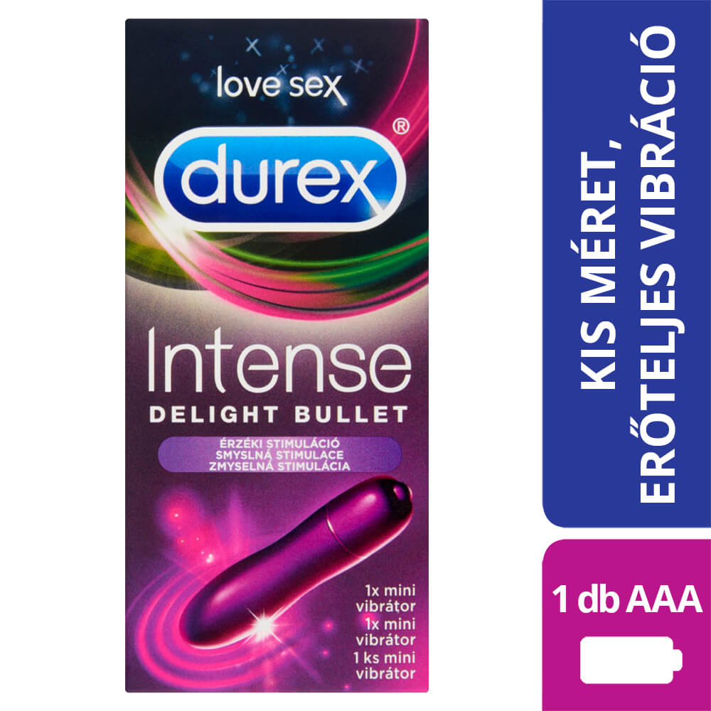 Durex Intense Delight Bullet - mini rúdvibrátor (lila)
