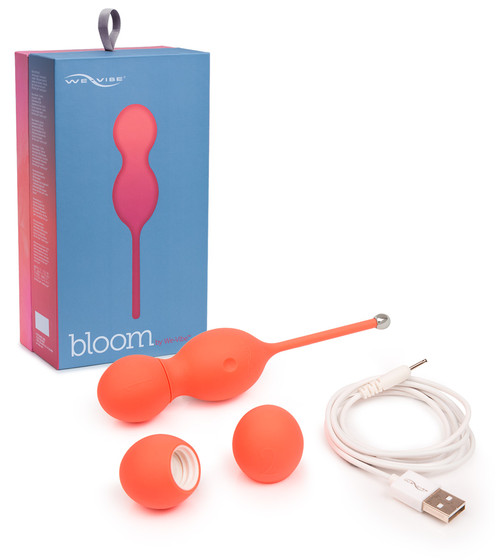 We-Vibe Bloom - akkus gésagolyó cserélhető súlyokkal (narancs)
