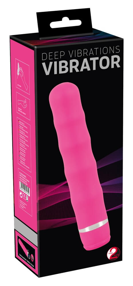/ You2Toys - Deep Vibrations - extra erős hullámos vibrátor (pink)