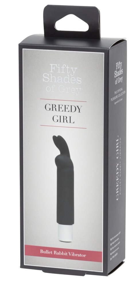 A szürke ötven árnyalata Greedy Girl - akkus rúdvibrátor (fekete)