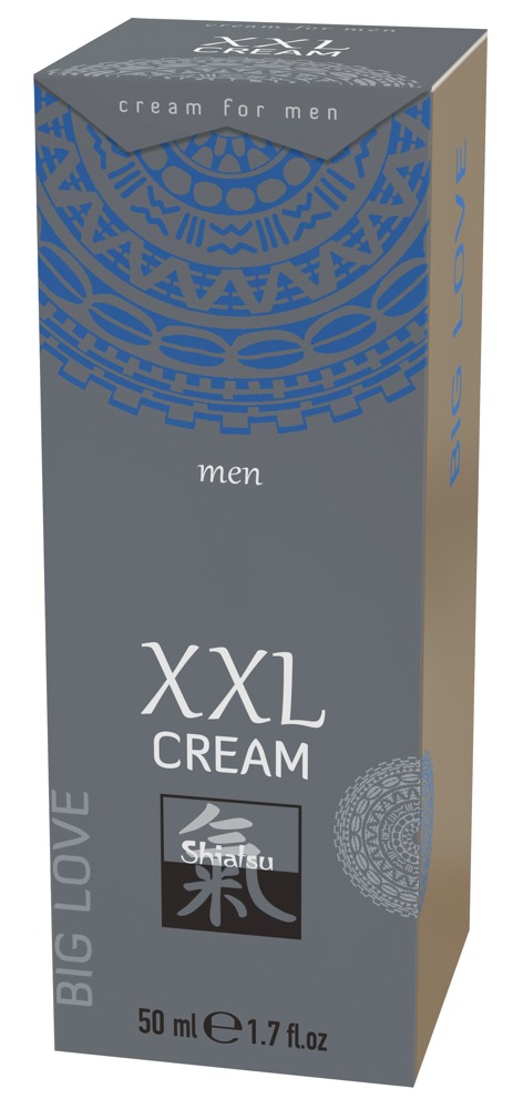 HOT Shiatsu XXL - melegítő, stimuláló intim krém férfiaknak (50ml)