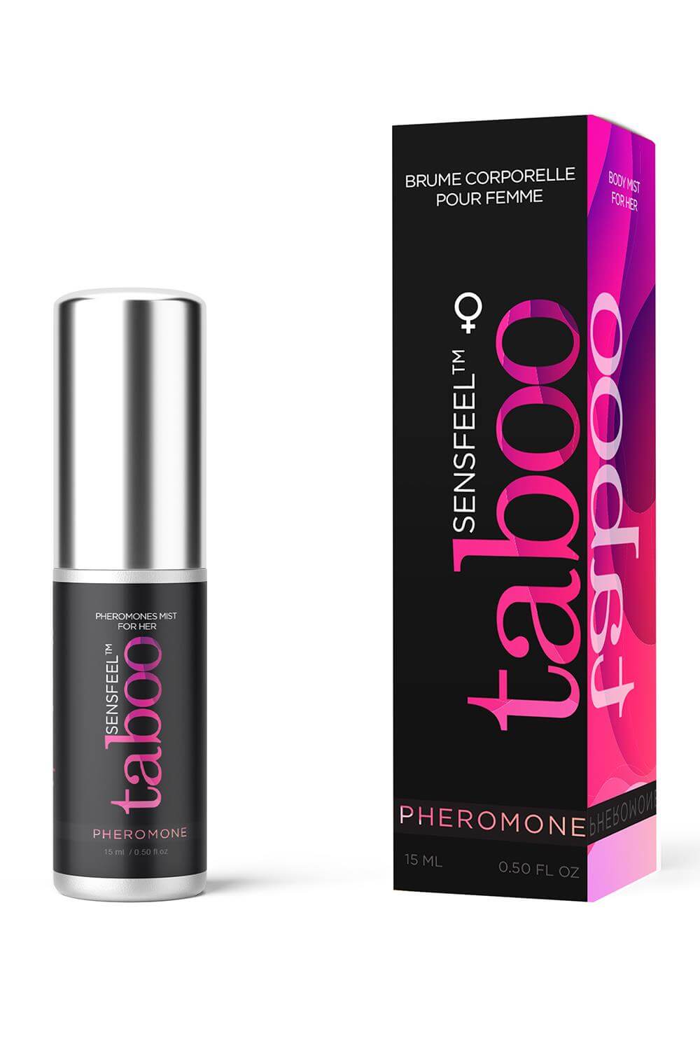 Taboo Pheromone for Her - feromonos testpermet nőknek - natúr (15ml)