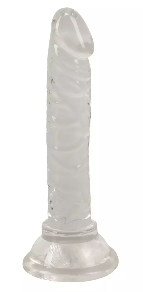 Feel the Magic Shiver - áttetsző dildó (15cm) - öko kiszerelés