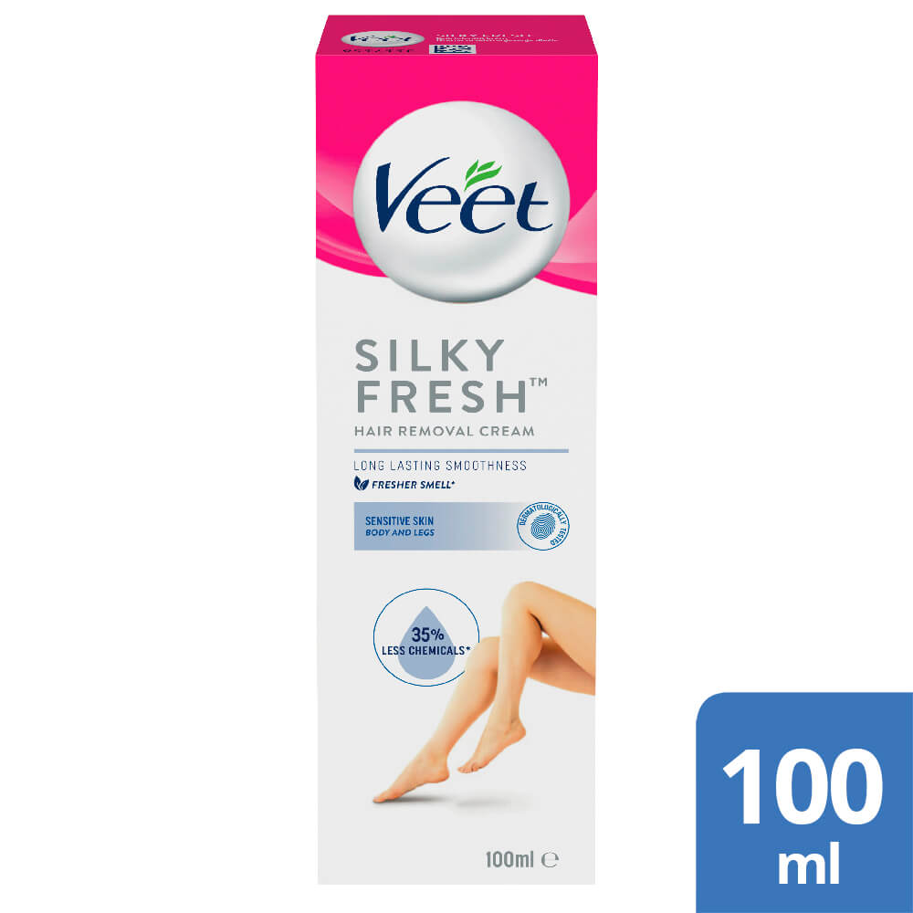 / Veet Silk & Fresh - szőrtelenítő krém érzékeny bőrre - aloe vera (100ml)