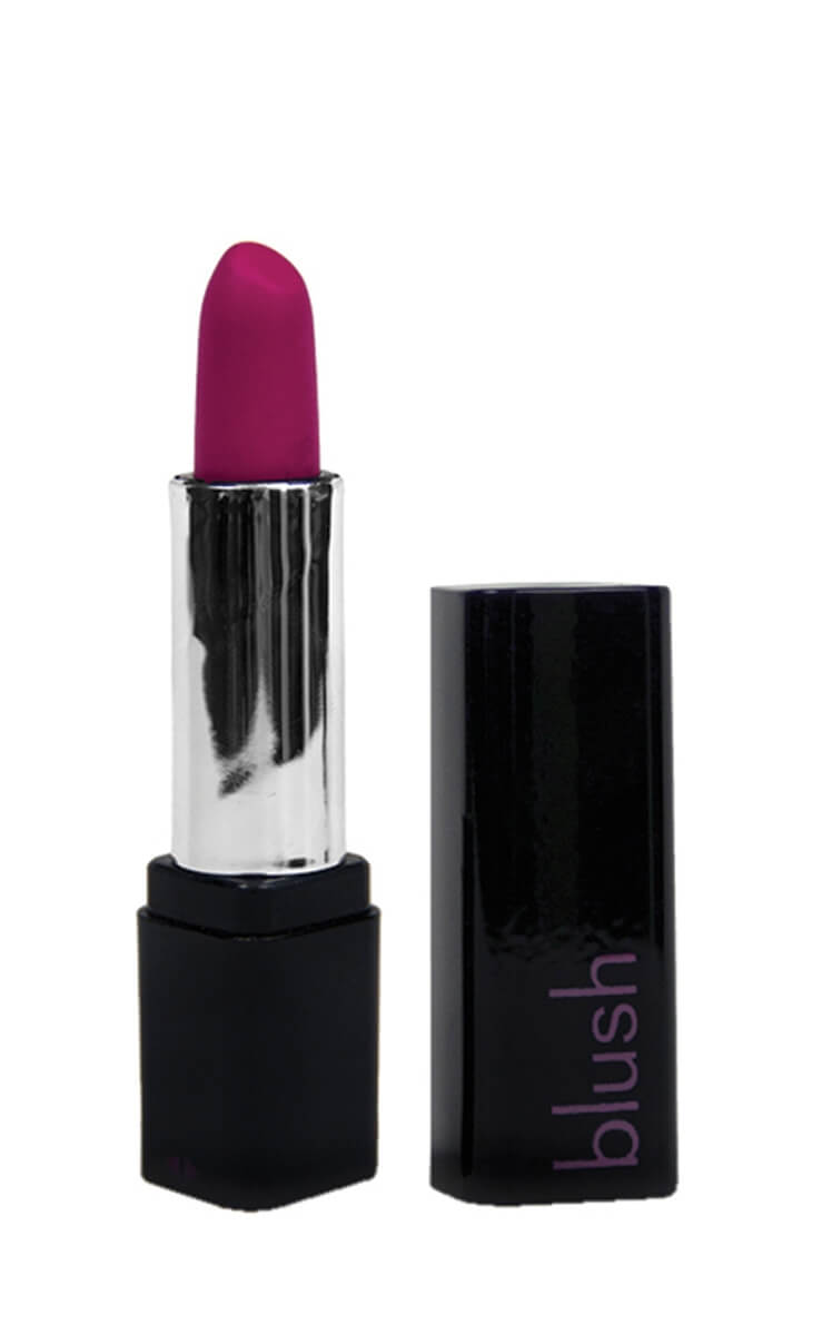 Blush Lipstick Rosé - vízálló rúzsvibrátor (fekete-pink)